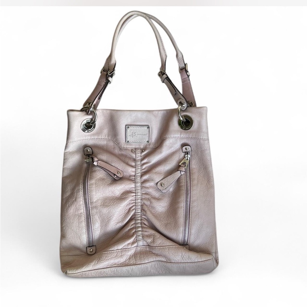 Light pink y2k tote silver hardware